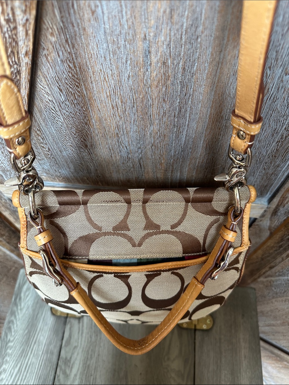 Coach 70th Anniversary Limited Edition Willis Legacy Top Handle Crossbody Bag - Picture 6 of 16